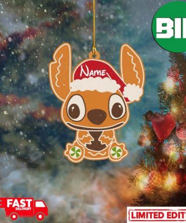 Personalized Stitch Disney Gingerbread Ornament