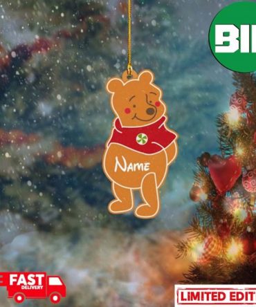 Personalized Winnie The Pooh Gingerbread Ornament