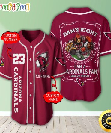 Personalized NFL Arizona Cardinals Baseball Jersey Tradition in Jerseys