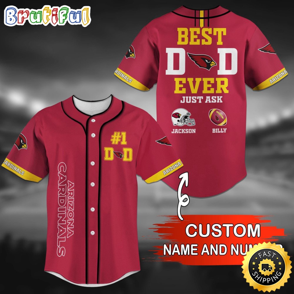 Personalized NFL Arizona Cardinals Baseball Jersey Vintage Baseball Gear