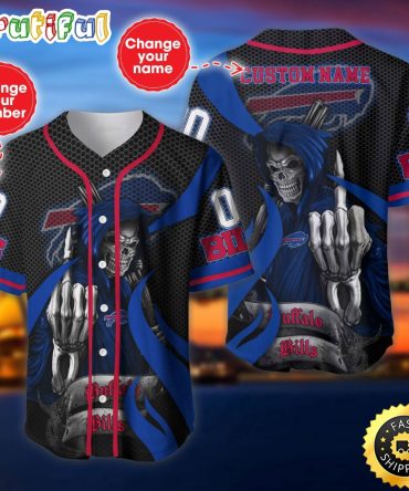 Personalized NFL Buffalo Bills Baseball Jersey Tradition in Jerseys
