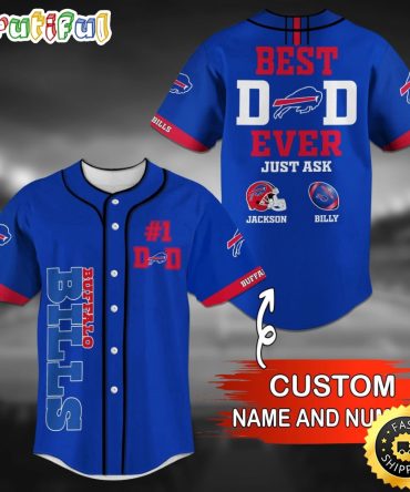 Personalized NFL Buffalo Bills Baseball Jersey Vintage Baseball Gear