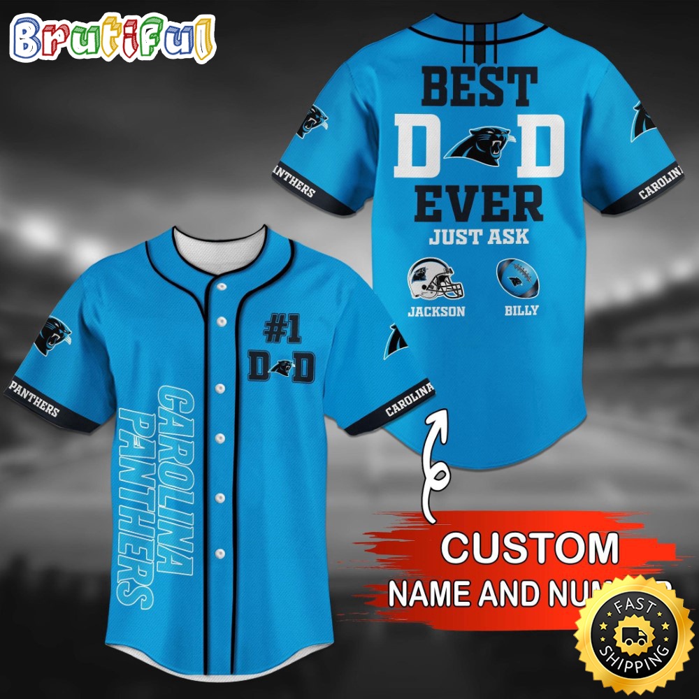 Personalized NFL Carolina Panthers Baseball Jersey Classic Baseball Jerseys
