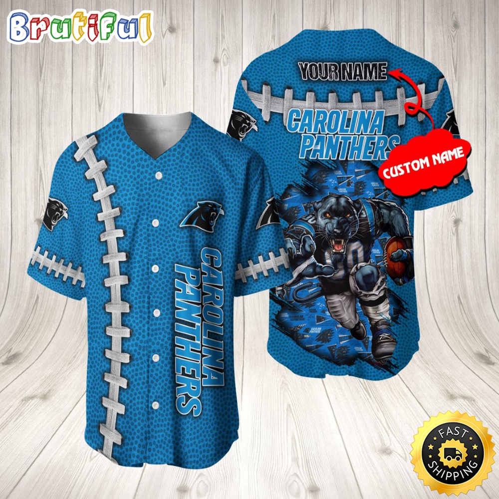 Personalized NFL Carolina Panthers Baseball Jersey Vintage Baseball Gear
