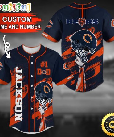 Personalized NFL Chicago Bears Baseball Jersey Fan Favorite Jerseys