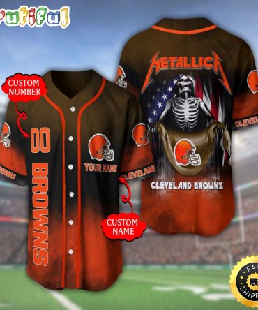 Personalized NFL Cleveland Browns Baseball Jersey Vintage Baseball Gear