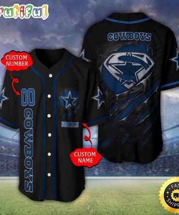 Personalized NFL Dallas Cowboys Baseball Jersey Tradition in Jerseys