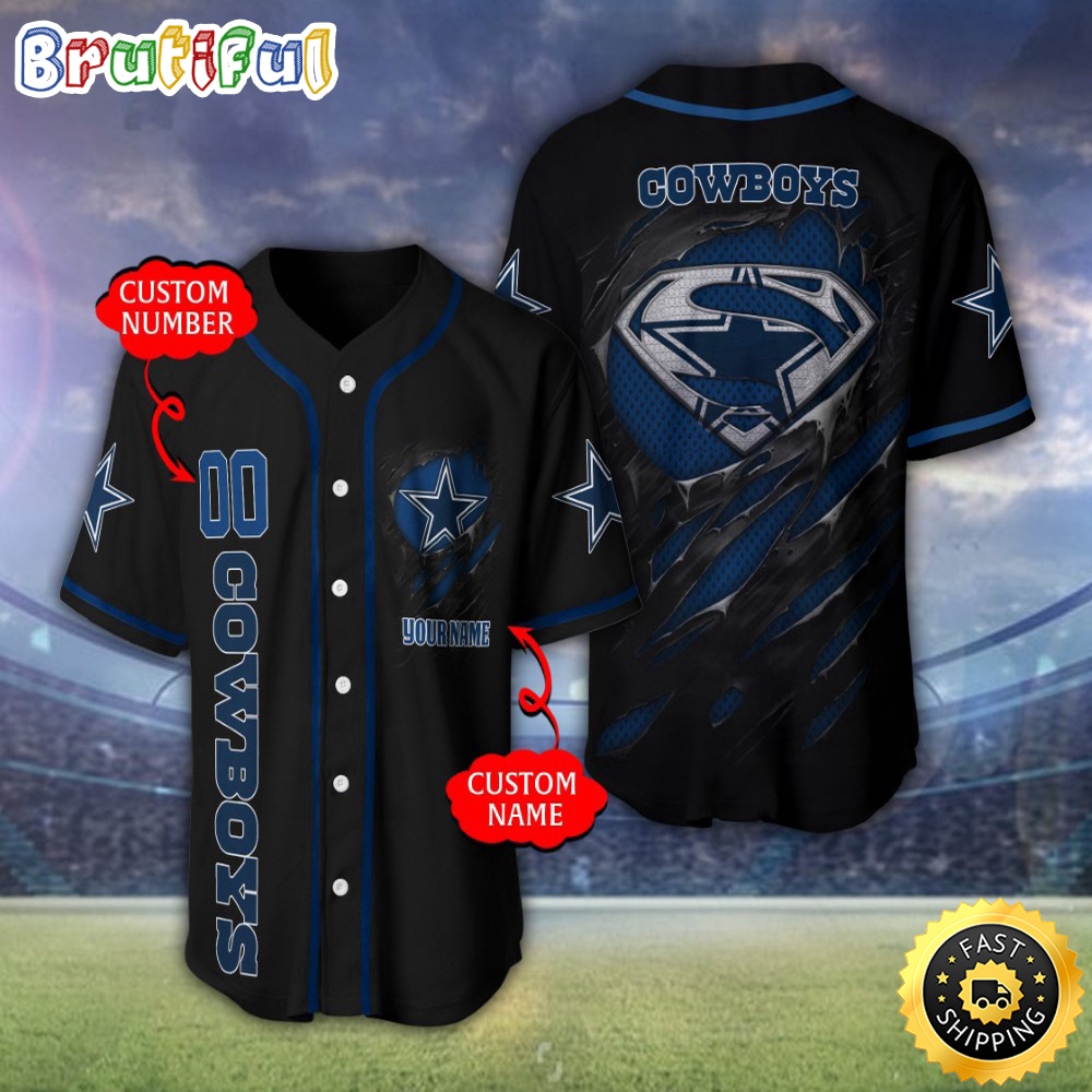 Personalized NFL Dallas Cowboys Baseball Jersey Tradition in Jerseys