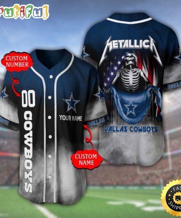 Personalized NFL Dallas Cowboys Baseball Jersey Vintage Baseball Gear