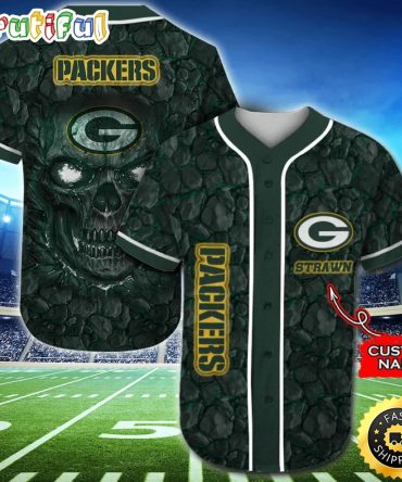 Personalized NFL Green Bay Packers Baseball Jersey Dynamic Team Shirts