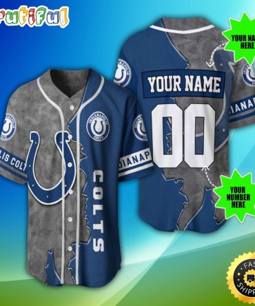 Personalized NFL Indianapolis Colts Baseball Jersey Fan Favorite Jerseys