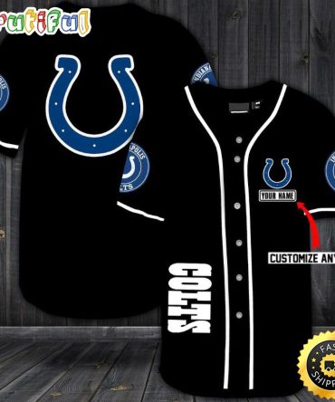 Personalized NFL Indianapolis Colts Baseball Jersey Sporty Team Jerseys