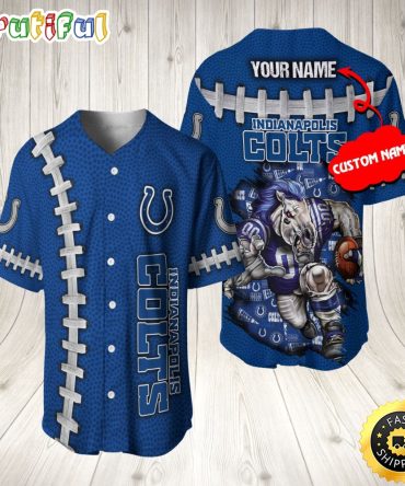 Personalized NFL Indianapolis Colts Baseball Jersey Vintage Baseball Gear