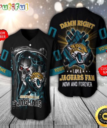 Personalized NFL Jacksonville Jaguars Baseball Jersey Classic Baseball Jerseys