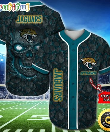 Personalized NFL Jacksonville Jaguars Baseball Jersey Essential Team Tops