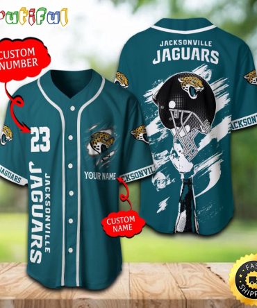 Personalized NFL Jacksonville Jaguars Baseball Jersey For Fans