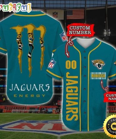 Personalized NFL Jacksonville Jaguars Baseball Jersey Sportswear Tops