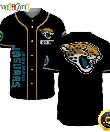 Personalized NFL Jacksonville Jaguars Baseball Jersey Sporty Team Jerseys