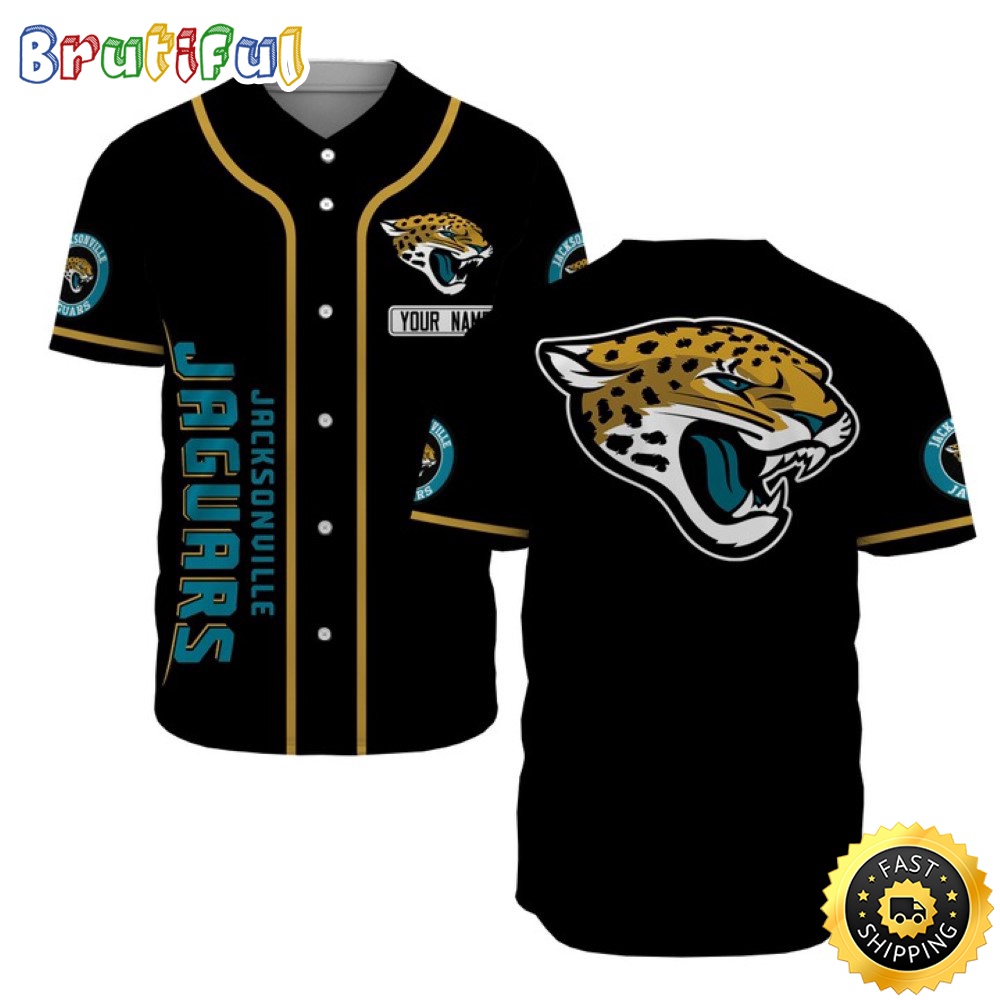 Personalized NFL Jacksonville Jaguars Baseball Jersey Sporty Team Jerseys