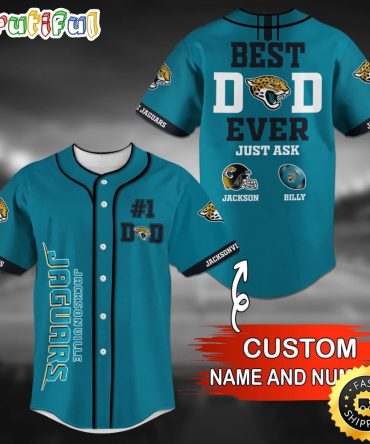 Personalized NFL Jacksonville Jaguars Baseball Jersey Vintage Baseball Gear