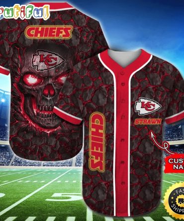 Personalized NFL Kansas City Chiefs Baseball Jersey Fan Favorite Jerseys