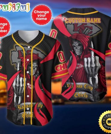 Personalized NFL Kansas City Chiefs Baseball Jersey Tradition in Jerseys