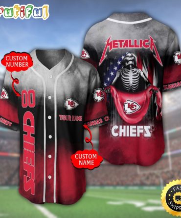 Personalized NFL Kansas City Chiefs Baseball Jersey Vintage Baseball Gear