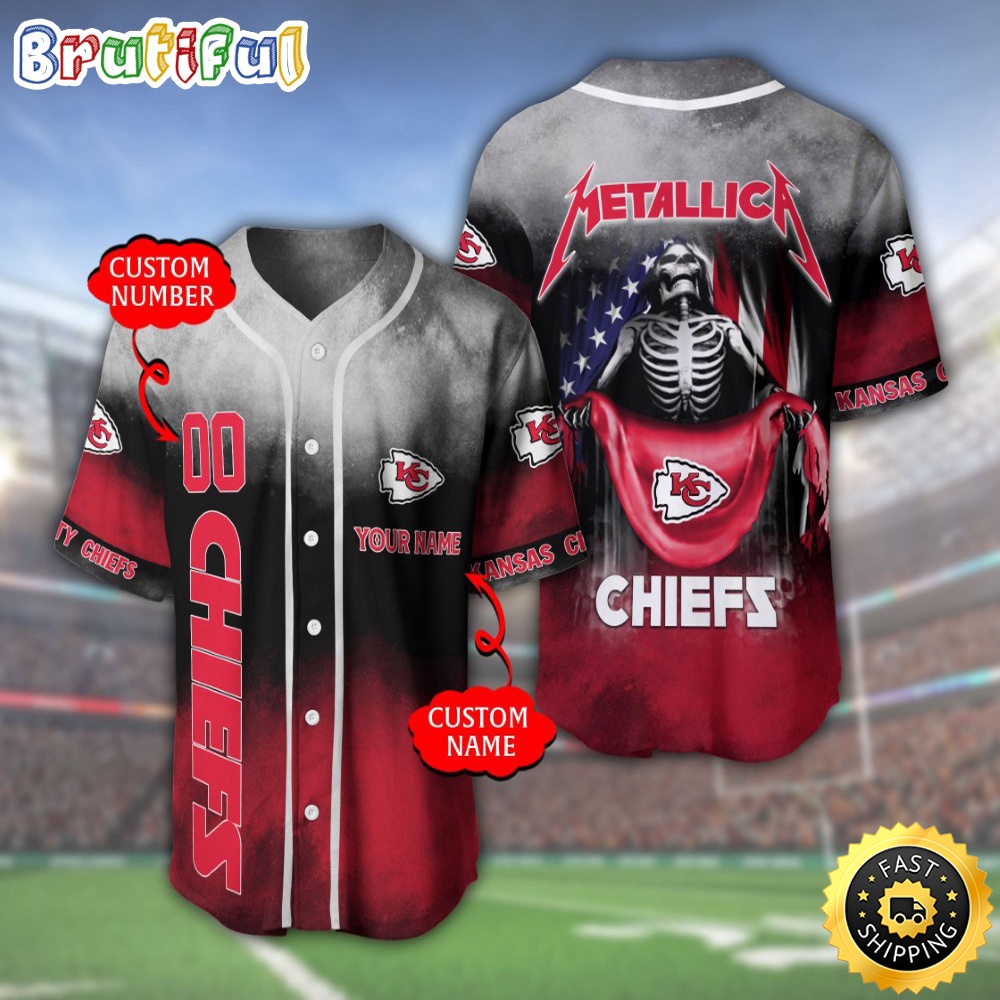 Personalized NFL Kansas City Chiefs Baseball Jersey Vintage Baseball Gear