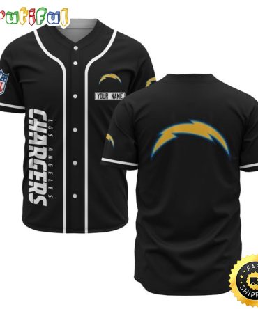 Personalized NFL Los Angeles Chargers Baseball Jersey Sporty Team Jerseys