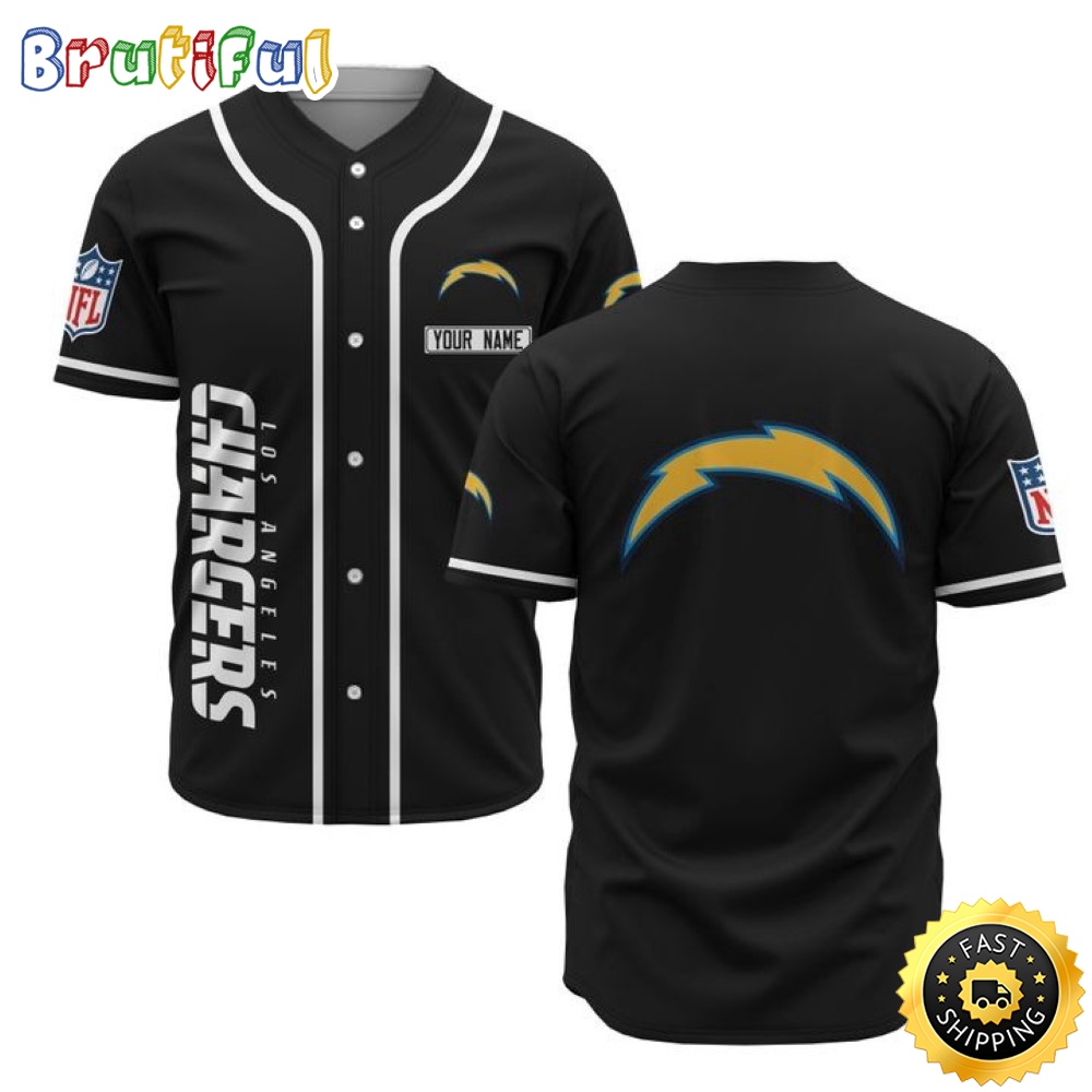 Personalized NFL Los Angeles Chargers Baseball Jersey Sporty Team Jerseys