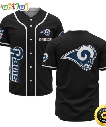 Personalized NFL Los Angeles Rams Baseball Jersey Sporty Team Jerseys
