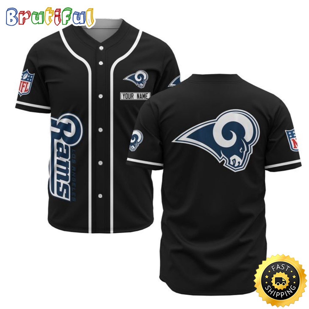 Personalized NFL Los Angeles Rams Baseball Jersey Sporty Team Jerseys
