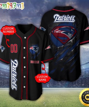Personalized NFL New England Patriots Baseball Jersey Vintage Baseball Gear