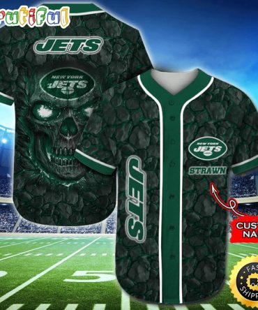 Personalized NFL New York Jets Baseball Jersey Essential Team Tops