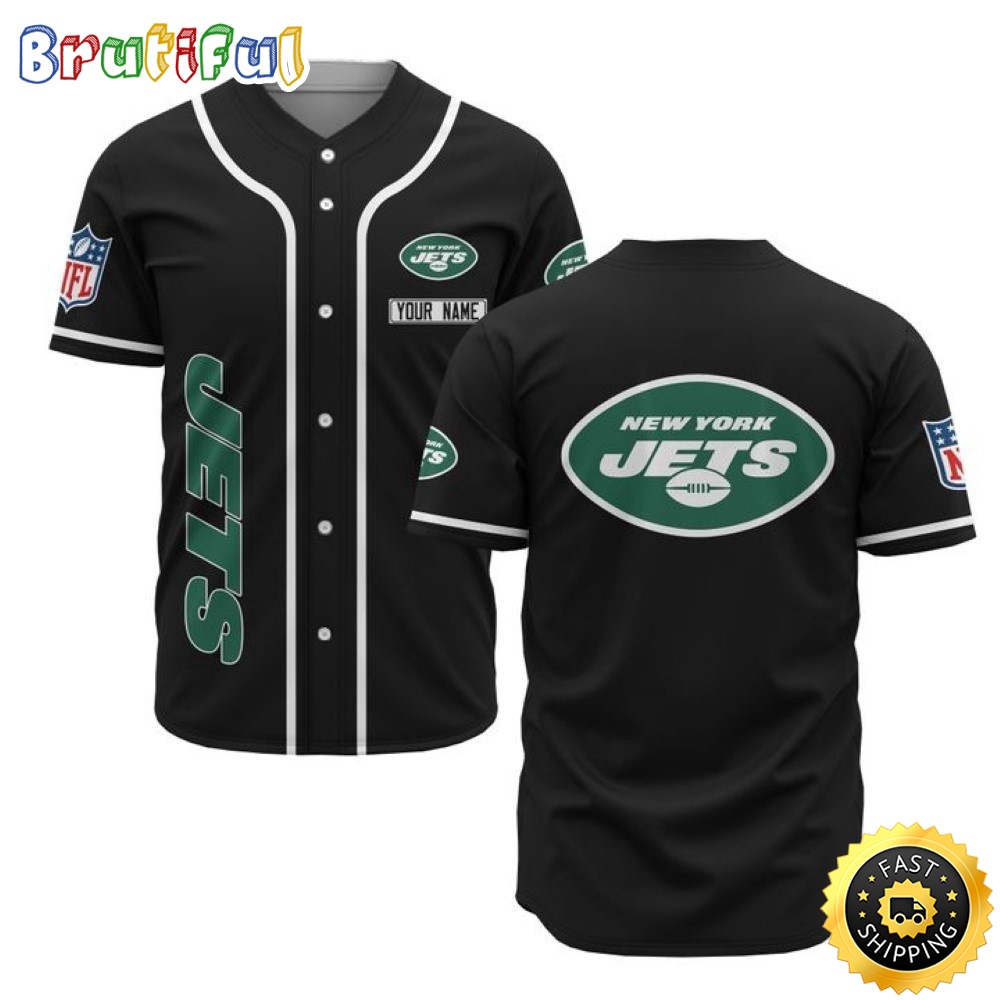 Personalized NFL New York Jets Baseball Jersey Sporty Team Jerseys