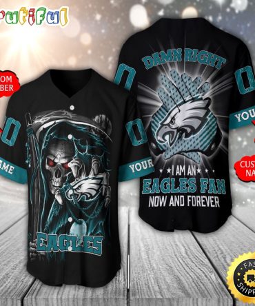 Personalized NFL Philadelphia Eagles Baseball Jersey Classic Baseball Jerseys