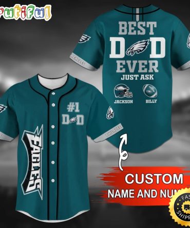 Personalized NFL Philadelphia Eagles Baseball Jersey Tradition in Jerseys