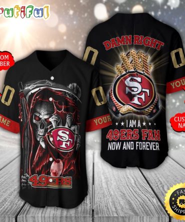 Personalized NFL San Francisco 49ers Baseball Jersey Classic Baseball Jerseys