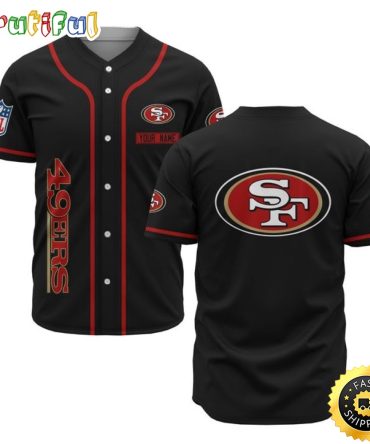 Personalized NFL San Francisco 49ers Baseball Jersey Sporty Team Jerseys