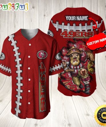 Personalized NFL San Francisco 49ers Baseball Jersey Vintage Baseball Gear