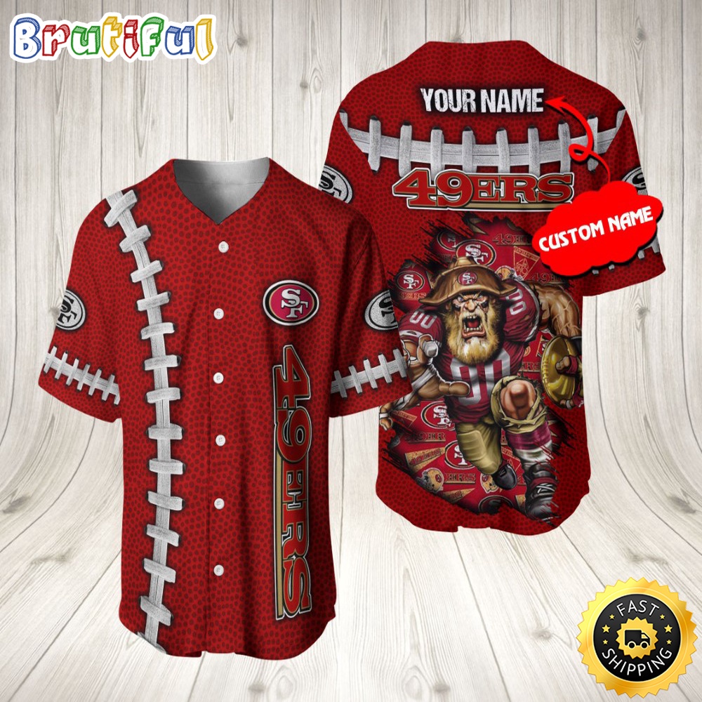 Personalized NFL San Francisco 49ers Baseball Jersey Vintage Baseball Gear
