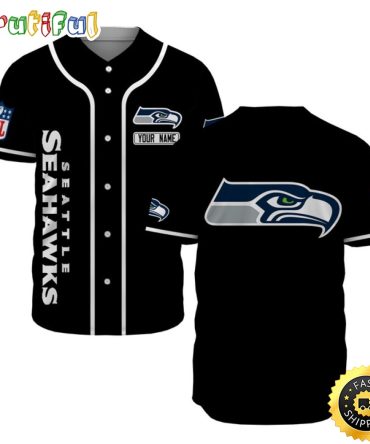Personalized NFL Seattle Seahawks Baseball Jersey Sporty Team Jerseys