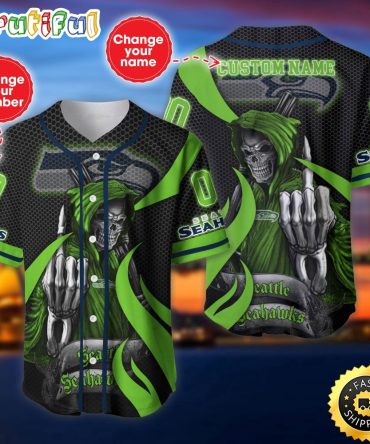 Personalized NFL Seattle Seahawks Baseball Jersey Tradition in Jerseys