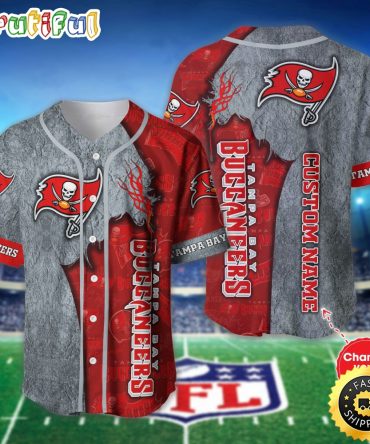 Personalized NFL Tampa Bay Buccaneers Baseball Jersey Dynamic Team Shirts