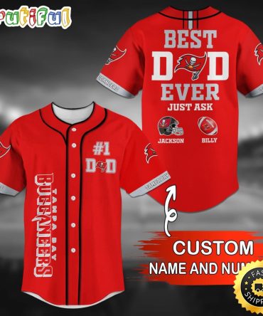 Personalized NFL Tampa Bay Buccaneers Baseball Jersey Iconic Baseball Wear