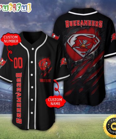 Personalized NFL Tampa Bay Buccaneers Baseball Jersey Tradition in Jerseys