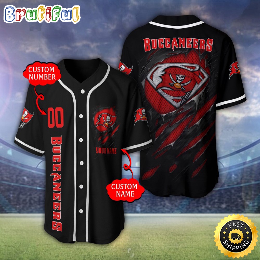 Personalized NFL Tampa Bay Buccaneers Baseball Jersey Tradition in Jerseys