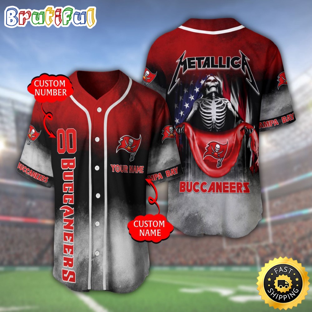 Personalized NFL Tampa Bay Buccaneers Baseball Jersey Vintage Baseball Gear