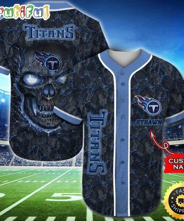 Personalized NFL Tennessee Titans Baseball Jersey Essential Team Tops