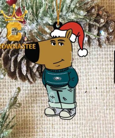 Philadelphia Eagles Chill Guy NFL Acrylic Christmas Tree Decoration Ornament